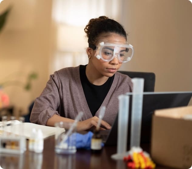 Authentic lab experiences for online students